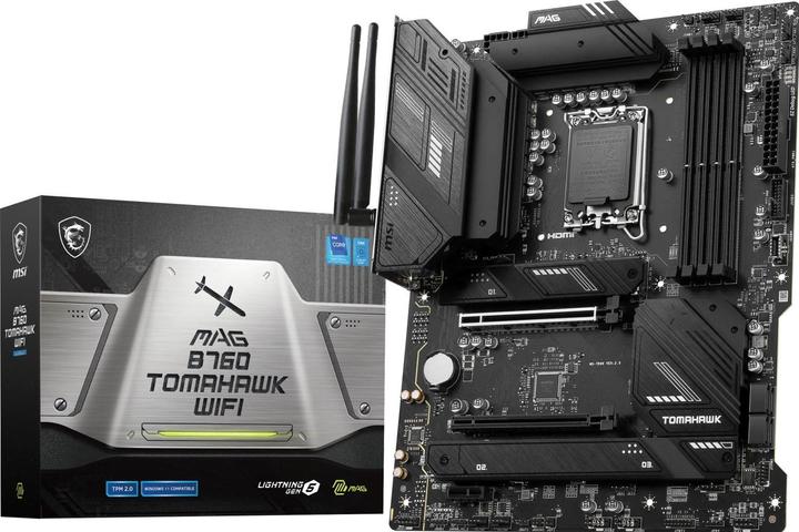 Produktbild MSI MAG B760 TOMAHAWK WLAN (LGA 1700, Intel B760, ATX)
