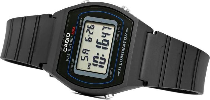 Actual product image Casio Vintage W-202-1avef (Digital watch, Chronograph, 38.90 mm)