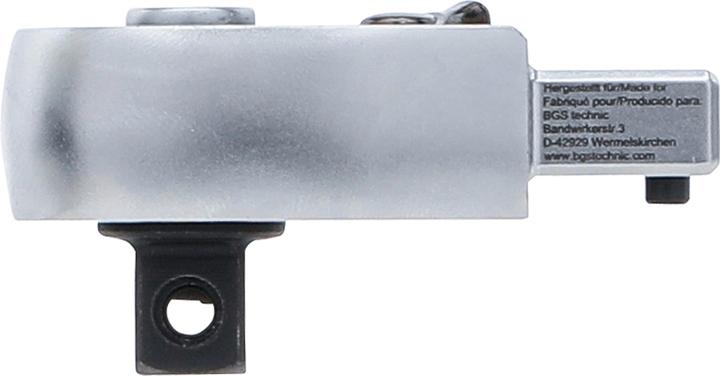 Actual product image BGS Reversible Insert Ratchet 10 mm (3/8") Square Size 9 x 12 mm (3/8")