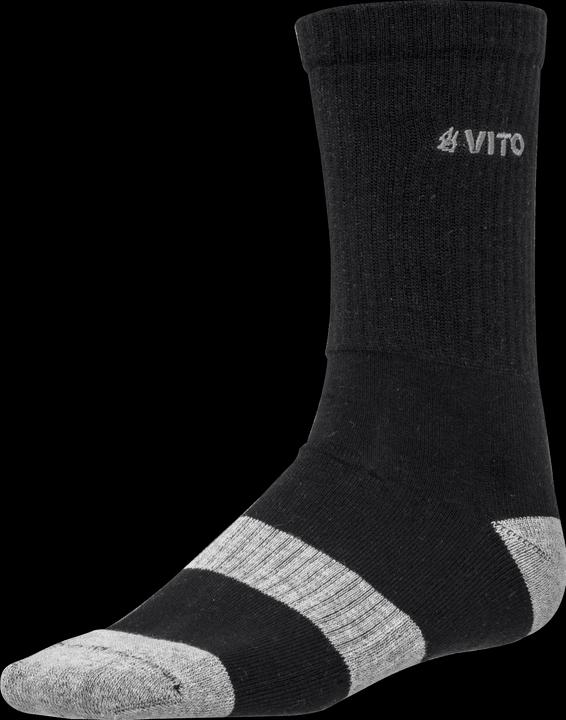 VITO 1 PAAR SCHWARZE SOCKEN EVERYDAY COOL Grosse 35-37 (Einzelpack, 35 - 37, 38 - 42, 43 - 47)