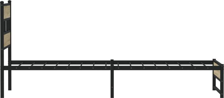 Actual product image VidaXL Metal bed Bed slatted frame double bed Bed frame without mattress 140x200cm (140 x 200)