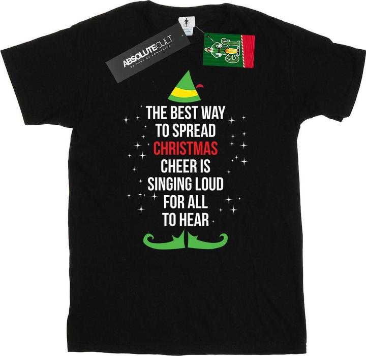 Produktbild Elf Christmas Cheer Text TShirt (3XL)