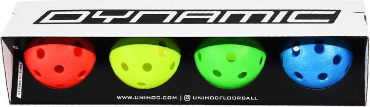 Image du produit Unihoc 4-Pack IFF-Matchball Dynamic balle d'unihockey (Taille unique)
