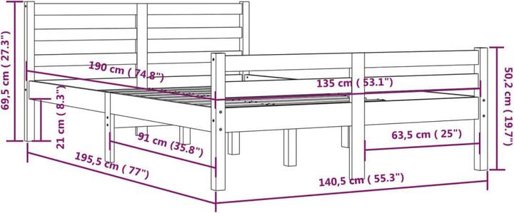 Actual product image VidaXL Ingaborg (135 x 190 cm)