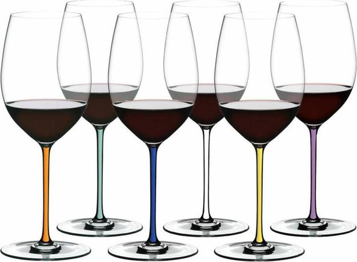 Actual product image Riedel Set Cabernet/Merlot FATTO A MANO (70.90 cl, 6 Glasses, Red wine glasses)