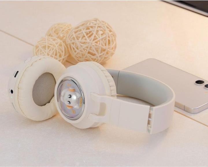 Productafbeelding Hoco Wireless headphones wireless headphones bluetooth W50 milky white