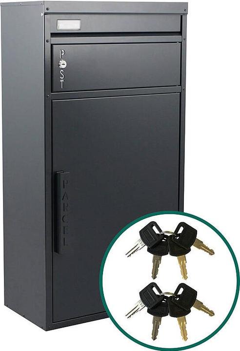 Produktbild SafePost 65 TIAMAT Paketkasten anth. + 8 Schlüssel
