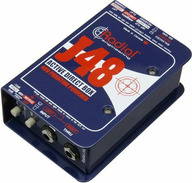 Image du produit Radial J48-MK2 actieve DI box phantom powered (Boîte de DI)