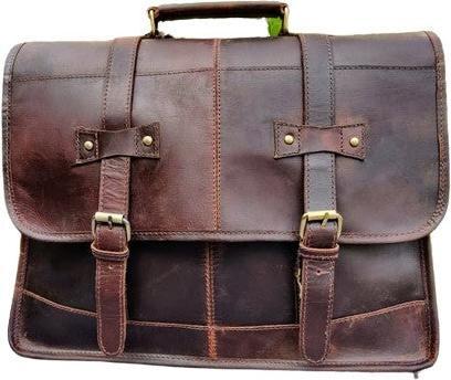 Image du produit Only-Bags.Store 16 Inch Leather Messenger Bag, Leather Laptop Bag, Shoulder Bag, Crossbody Laptop Bag