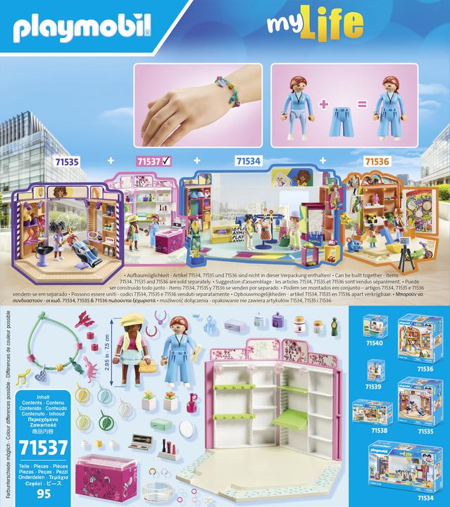 Immagine prodotto Playmobil Boutique di bellezza (71537, Playmobil City Life)
