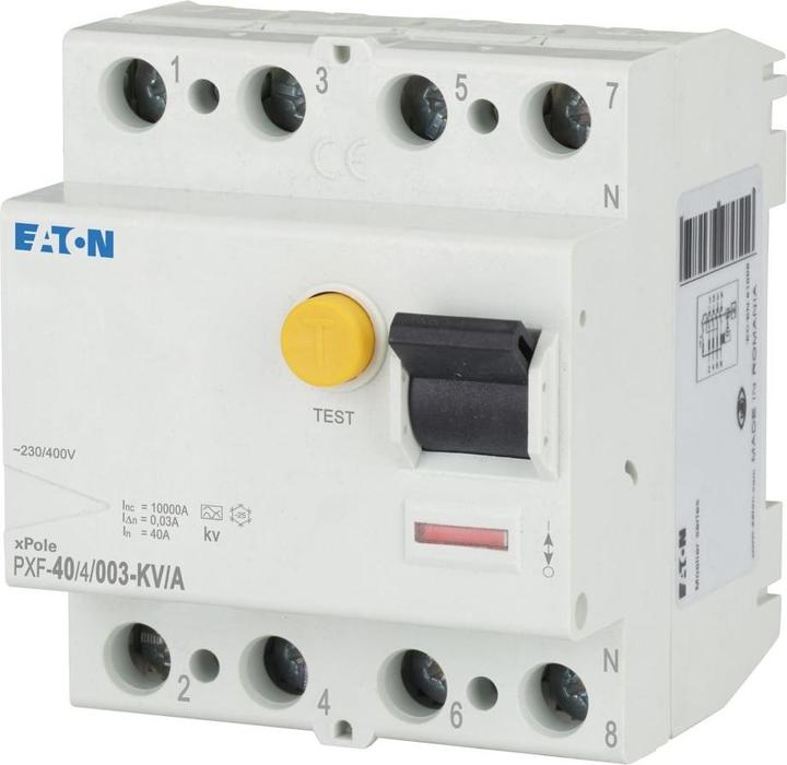 Produktbild Eaton MOE PXF-40/4/003-KV/A Fi-Schalter 4p 40A 30mA Typ KV/A