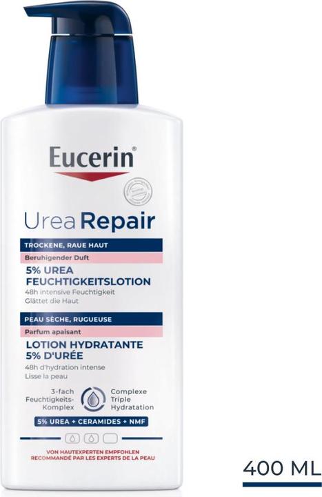 Immagine prodotto Eucerin Lozione idratante Urea Repair 5% urea con fragranza lenitiva (Crema corpo, 400 ml)