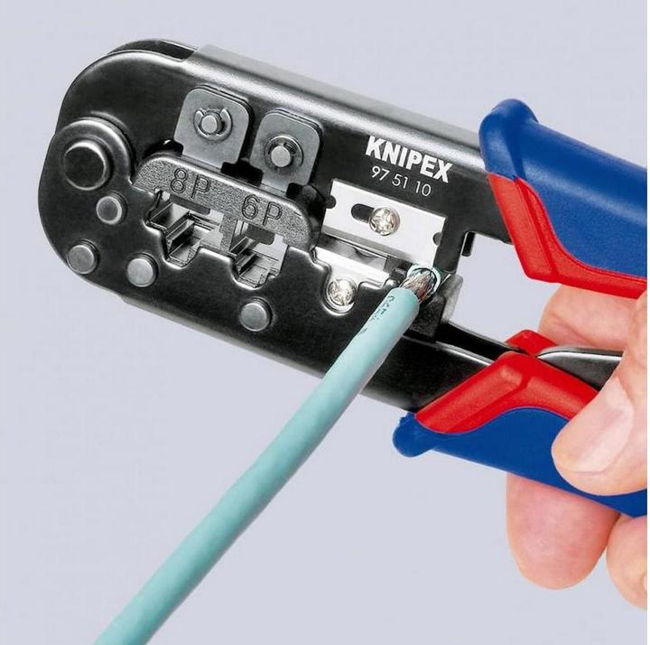 Immagine prodotto Knipex Pinza per connettori modulari tipo Western (190 mm)