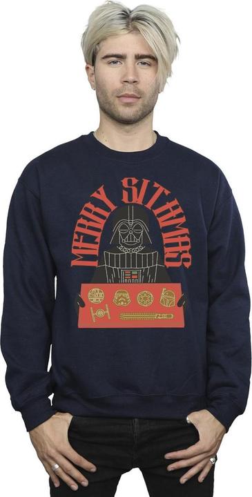 Actual product image Star Wars Mens Episode IV: A New Hope Merry Sithmas Sweatshirt (XL)