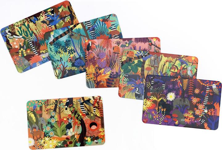 Actual product image 441586 - Who is hiding here in the jungle? - Card game, 1+ players, ages 5+ (DE edition) (German)