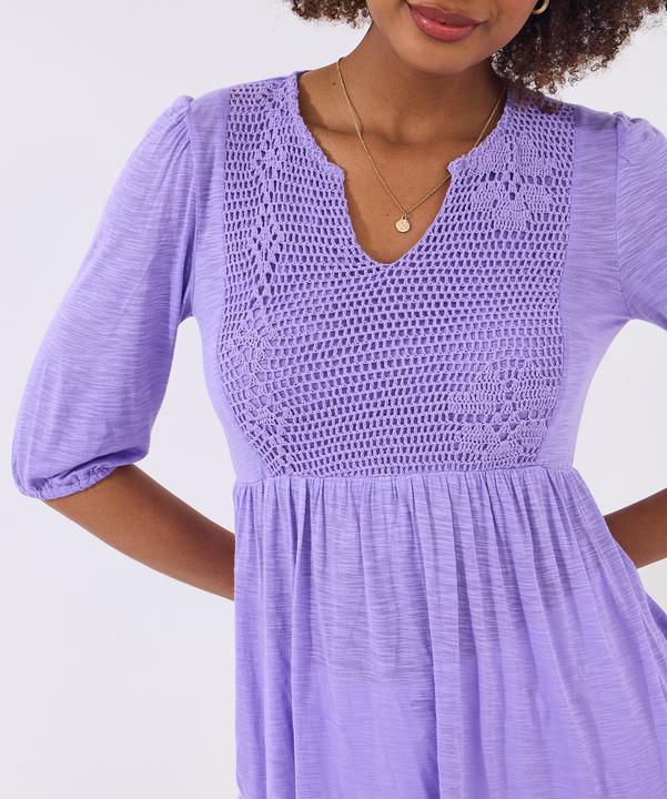 Actual product image Joe Browns Lace Panel Jersey Top (46)