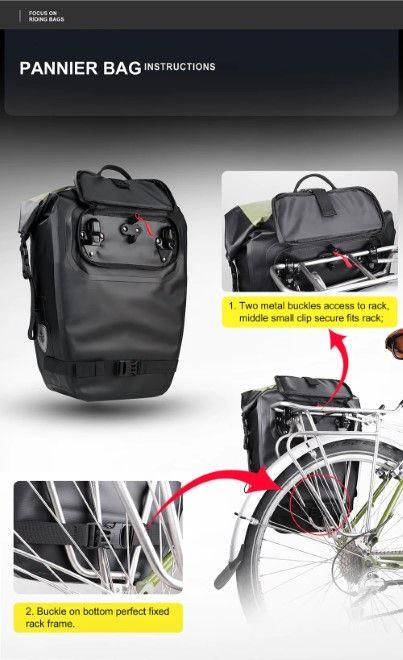 Image du produit Rhinowalk Velo Rucksack (27 l, Sacoches)
