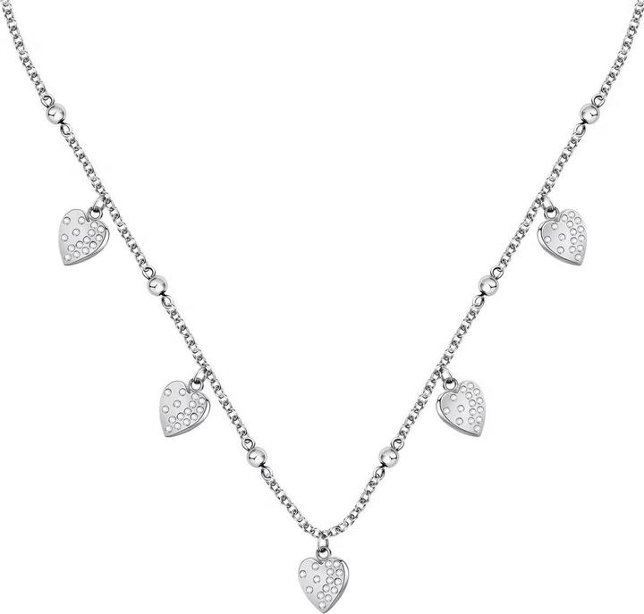 Morellato Passioni Neck +White Crystal (Edelstahl, 38 - 45 cm)