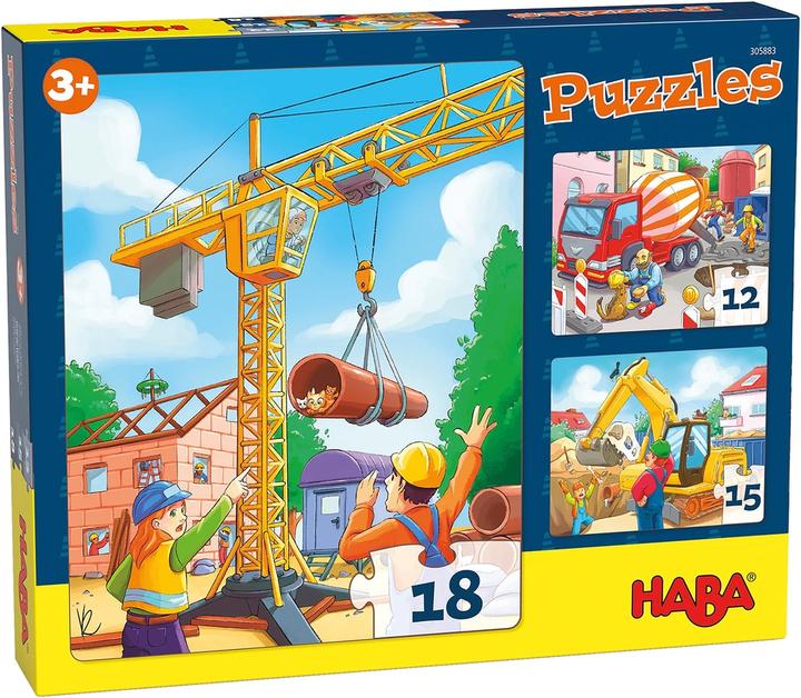 Produktbild Haba Baustellenfahrzeuge (18 Teile)