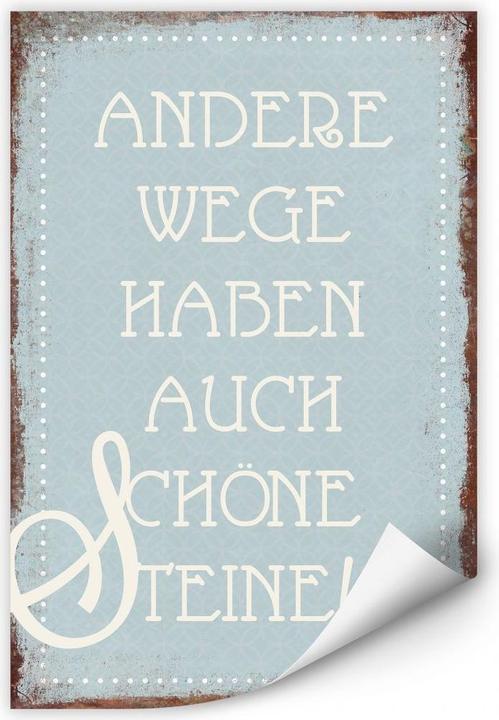 Actual product image Trenddeko Other paths also have beautiful stones (40 x 60 cm)