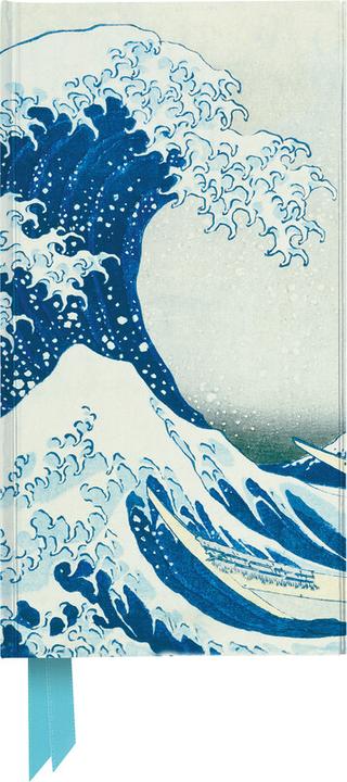 Produktbild Hokusai: The Great Wave (Foiled Slimline Journal) (Liniert, Harter Einband)