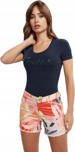 Guess Damen T-Shirt Shiny Tee (S)