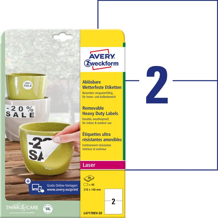 Productafbeelding Avery Weerbestendige etiketten