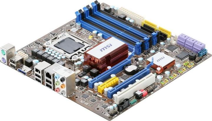 Produktbild MSI X58 Pro-E, Intel X58, LGA1366, SLI, CFX (LGA 1366, ATX)