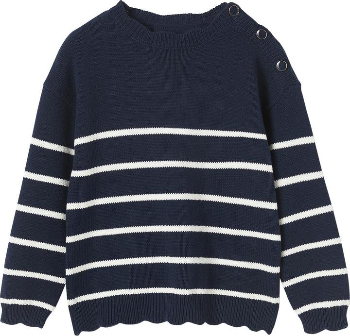 Vertbaudet Mädchen Ringelpullover