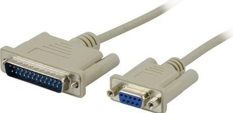 Deltaco cavo modem - DB-25 til DB-9 (3 m)