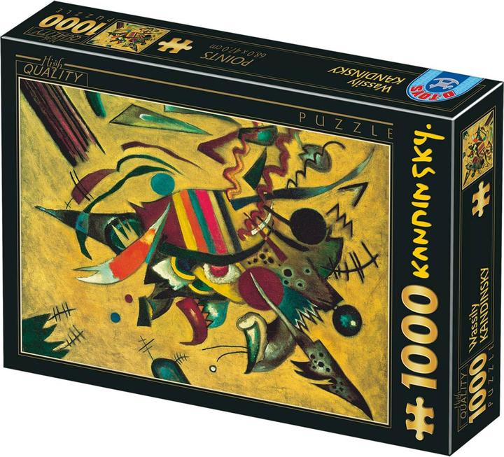 Actual product image D-Toys Puzzle 1000 pieces - Wassily Kandinsky - Points (1000 pieces)