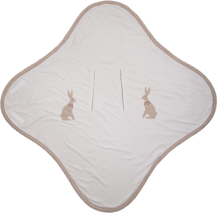 Actual product image Lodger Blanket Fleece Folklore Beige (12 x 4 x 4 cm)