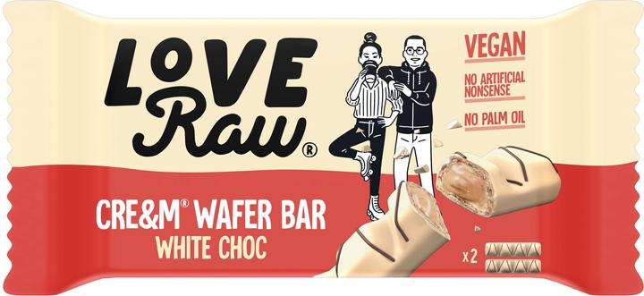 Immagine prodotto Love Raw Cre&m Wafer Bar White Choc (45 g)