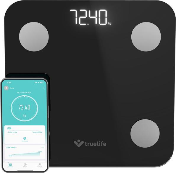 Actual product image Truelife FitScale W1 schwarz TLCSMFSW1NNBA