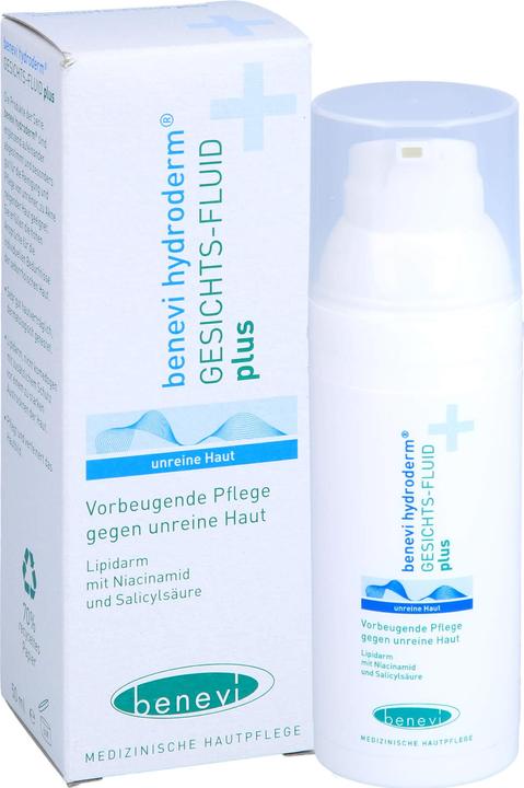 Produktbild Benevi Hydroderm Gesichts-Fluid Plus für unreine Haut, 50 ml Lotion (Körperlotion, 50 ml)