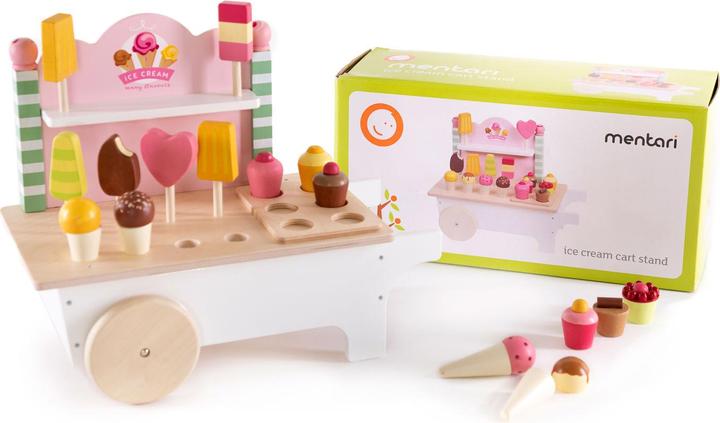 Produktbild Mentari Hölzerner Eiswagen, 18dlg.