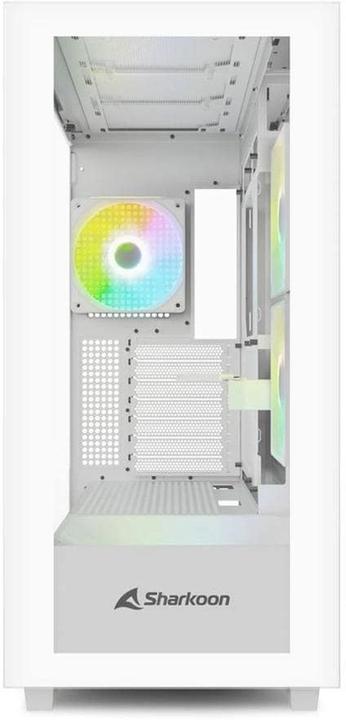 Immagine prodotto Sharkoon Rebel C60 RGB ATX Bianco (ATX, Mini-ITX, mATX)
