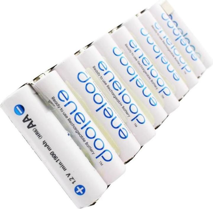 Immagine prodotto Sanyo Batteria ricaricabile Eneloop 12 volt con capicorda a saldare (10 pz., 2000 mAh, Accumulatore di carica elettrica)