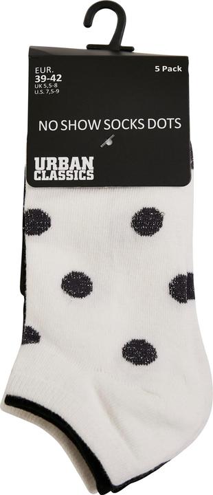 Immagine prodotto Urban Classics Calzini No Show Dots 5-Pack (Confezione da 5 pezzi, 39 - 42)