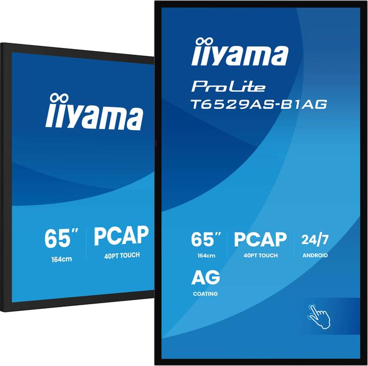 Actual product image iiyama LFD ProLite T6529AS-B1AG (3840 x 2160 Pixels, 64.50")