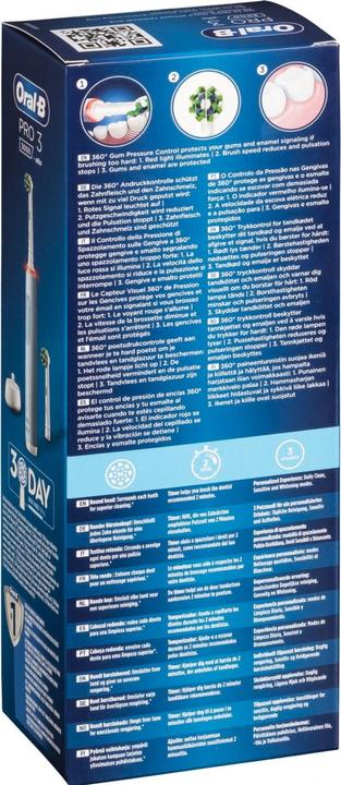 Nutritional values and ingredients Oral-B Pro 3 3000 (Oscillating toothbrush)