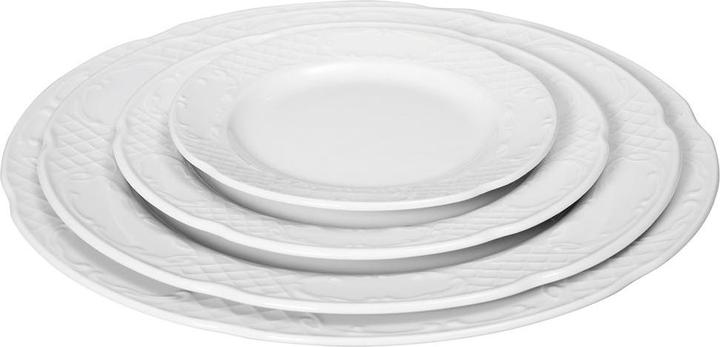 Image du produit Güral Porcelaine hôtelière Série "Flora" Assiette plate (12 x, 25.50 cm)