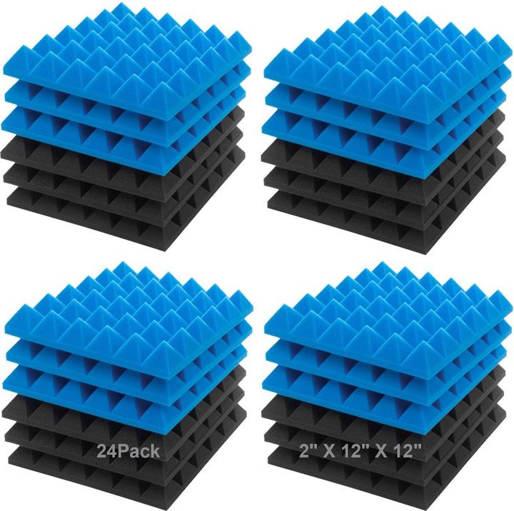 Produktbild Jber Akustikschaumstoff-Platten (24 Stk.)