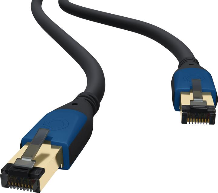 Image du produit Oehlbach Câble réseau RJ45 Cat 8.1 Giga Stream 1m (S/UTP, CAT8.1, 1 m)