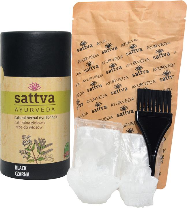 Sattva Ayurveda Sattva - Natural Herbal Dye for Hair Natural H (Black)