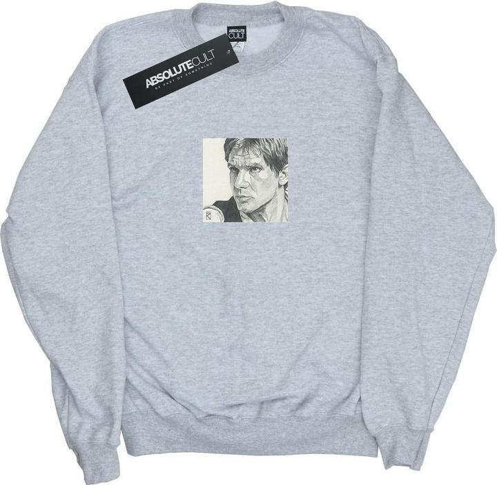 Star Wars Han Solo Drawing Sweatshirt