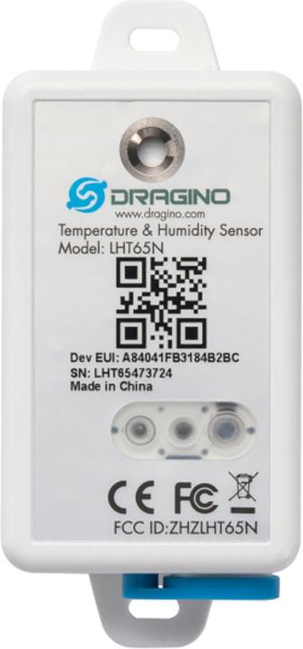Produktbild Dragino LHT65N E5 LoRaWAN Temperatur und Humidity Sensor mit Lichtfühler