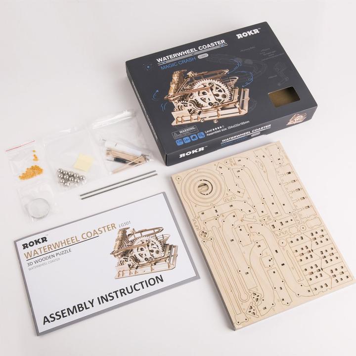Actual product image Robotime Marble run