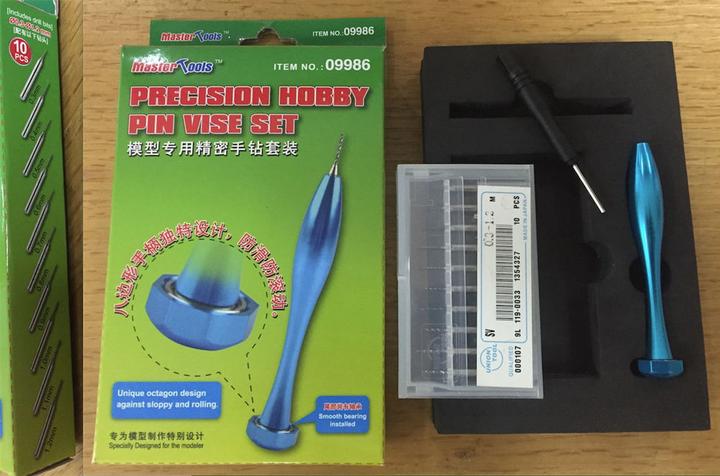 Produktbild Master Tools Precision Hobby Pin Vise Set(0.3-1.2mm)