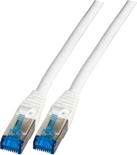 Infralan ¬ Câble patch RJ45 S/FTP,Cat.6A, TPE, superflex, 1m, gris (1 m)